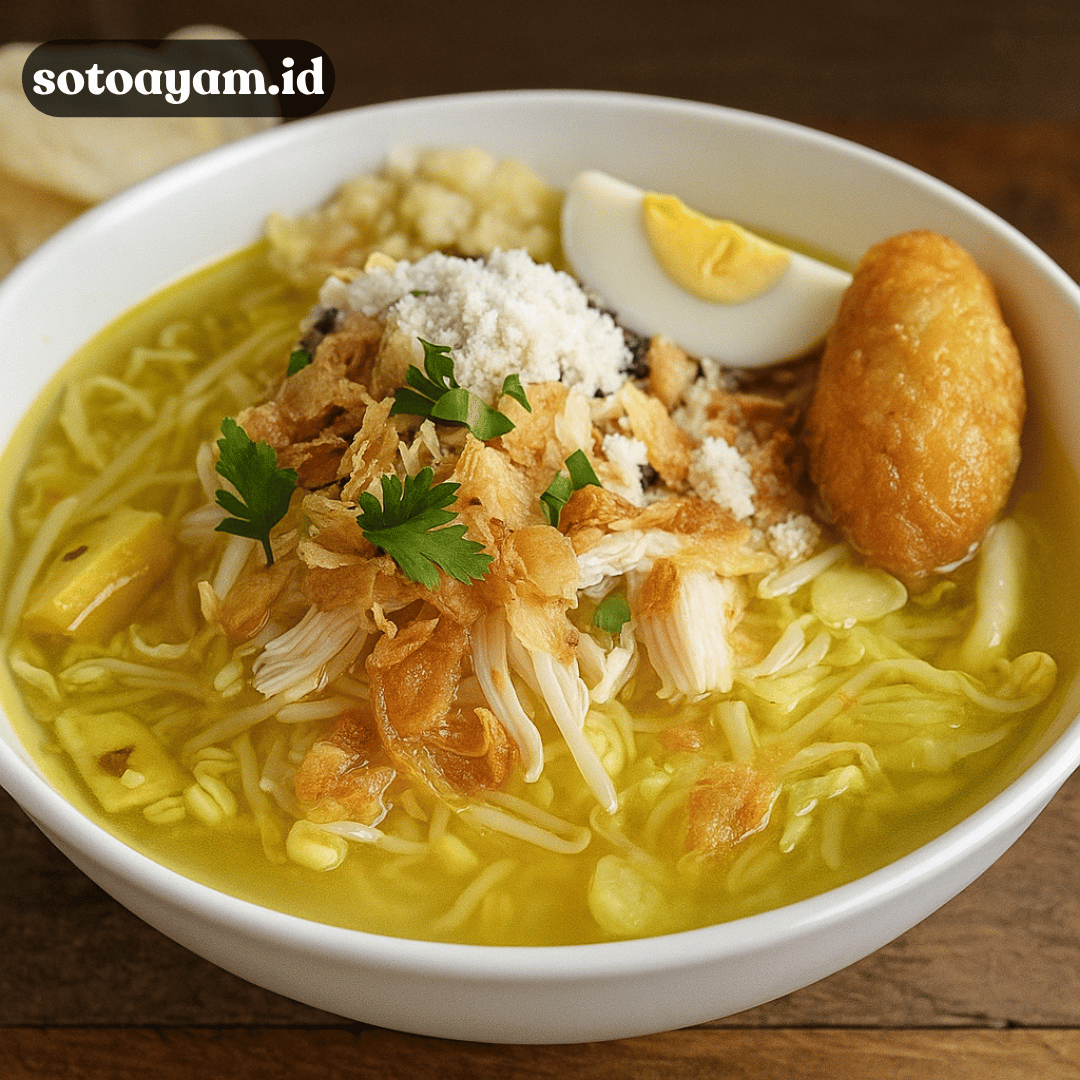 Resep Soto Ayam Bening Segar, Praktis Dibuat di Rumah!